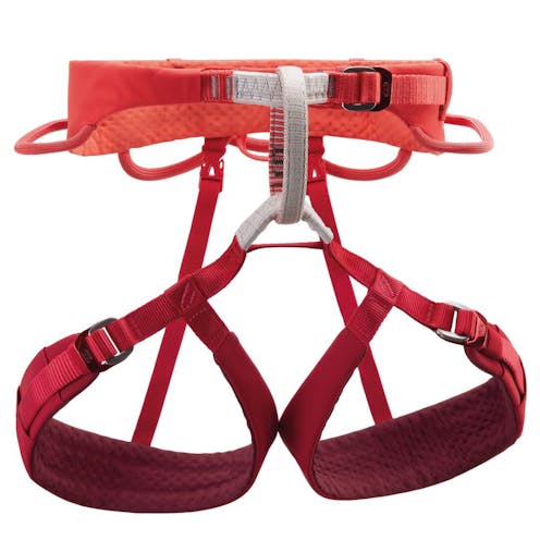 Petzl Luna womens harness coral front image