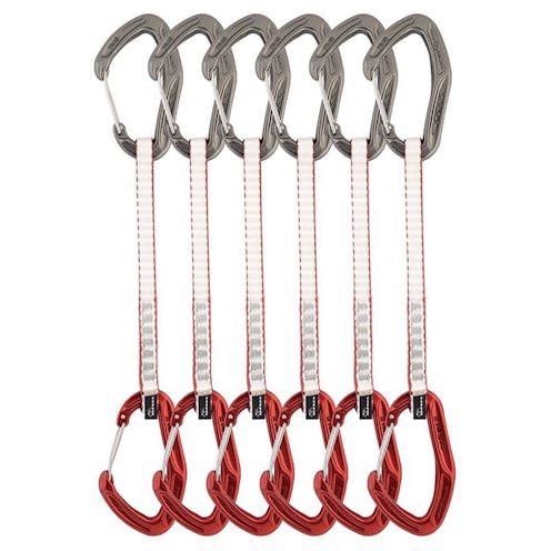 DMM Alpha Trad Quickdraw 18cm 6 Pack Titanium/Red