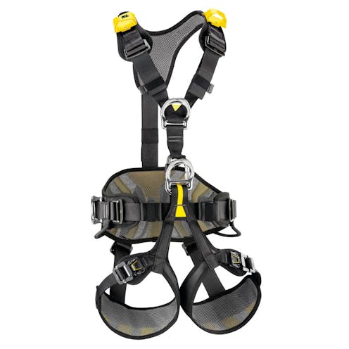 Petzl Avao Bod Fast European Version Harness, Black/Yellow