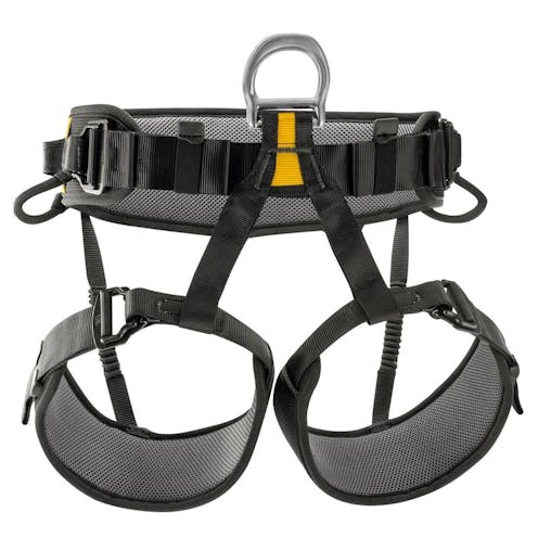 Petzl Falcon Harness Black/Yellow - Front