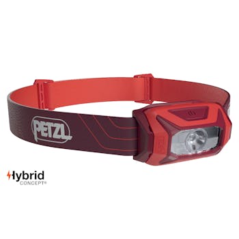 Petzl Tikkina Head Torch in the new red updated colour.