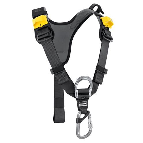 Petzl Top Harness Black/Yellow - Front