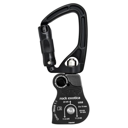 Rock Exotica Omni-Block 1.1" SwivaBiner Balck