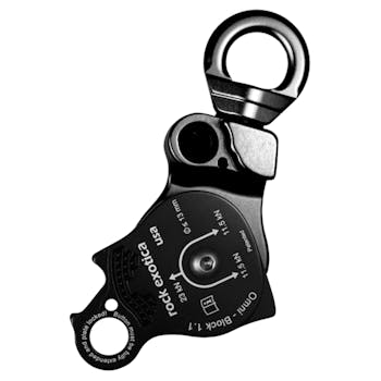 Rock Exotica Omni Block Swivel Pulley 1.1 Single Black