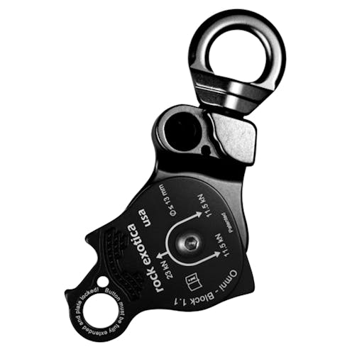Rock Exotica Omni Block Swivel Pulley 1.1 Single Black