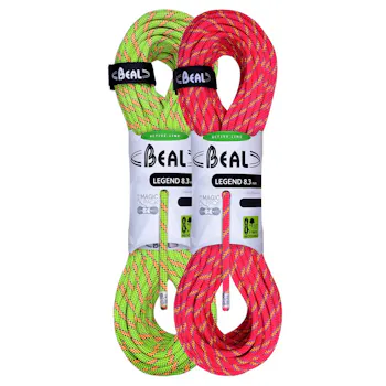Beal Legend 8.3mm, 2 pack, Green/Pink