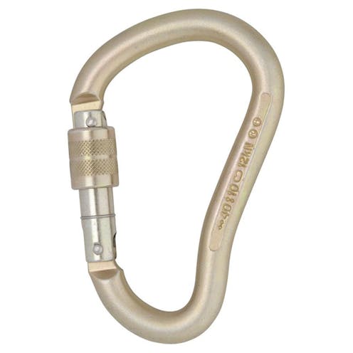 DMM Boa Steel Connector Screwgate, Light Gold