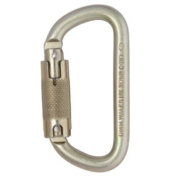 DMM Equal D Steel Connector Locksafe, Light Gold