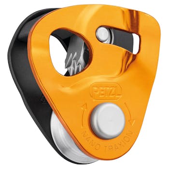 Petzl Nano Traxion Pulley Orange