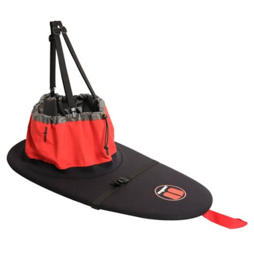 Como deck spraydeck in red from Nookie Kayaks