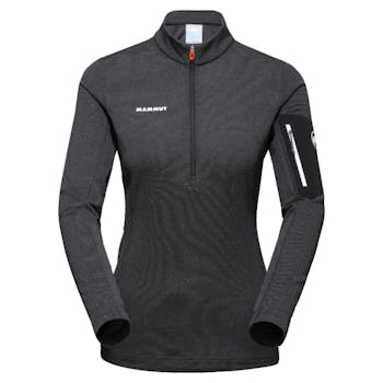 Womens Aenergy Light ML Half Zip Pullover from Mammut in Grey