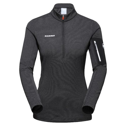 Womens Aenergy Light ML Half Zip Pullover from Mammut in Grey