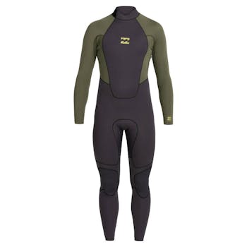 Intruder men's back zip 5/4 wetsuit from Billabong