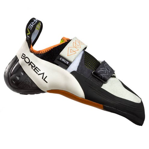 Crux velcro rock climbing shoe for women by Boreal