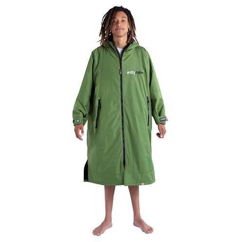 Dark green long sleeve dryrobe