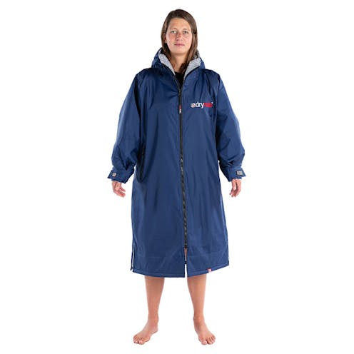 Navy and grey long sleeve dryrobe