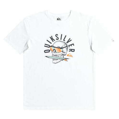 Quiksilver Rockin Skull Tee Colour White