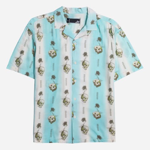 Lost Trade Winds Woven Shirt Light Blue