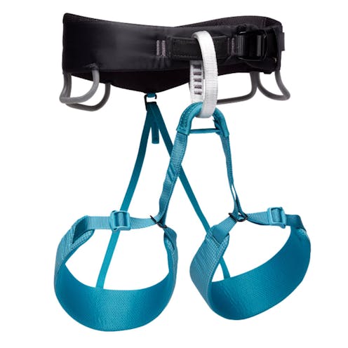 Black Diamond Women's Momentum Harness Aqua Verde