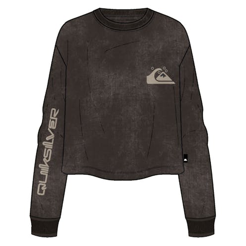 quicksilver tee oversized crop