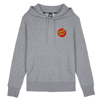 Santa Cruz Classic Dot Hoodie Heather Grey