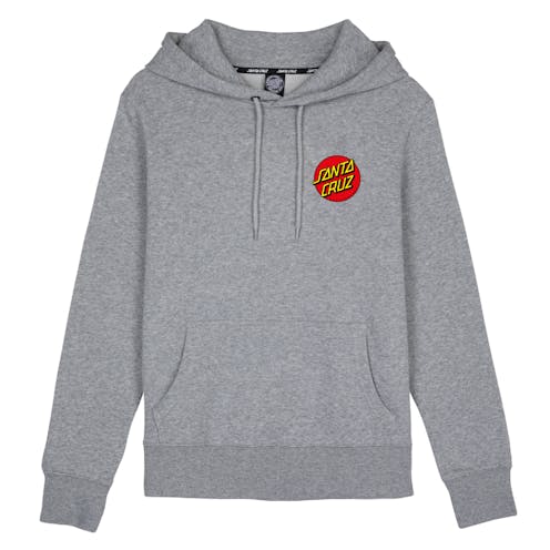 Santa Cruz Classic Dot Hoodie Heather Grey