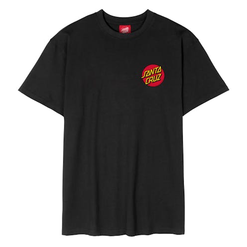 Santa Cruz Classic Dot T-Shirt Black