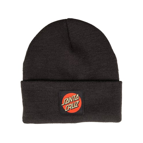 Santa Cruz Classic Label Beanie Black