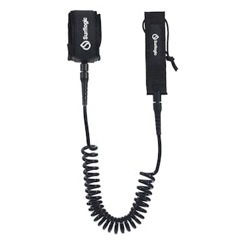 Surflogic Leash SUP Coil Ankle 10 Black