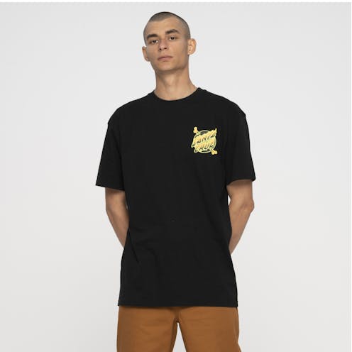 Santa Cruz Winkowski Volcano Dot T-Shirt Black