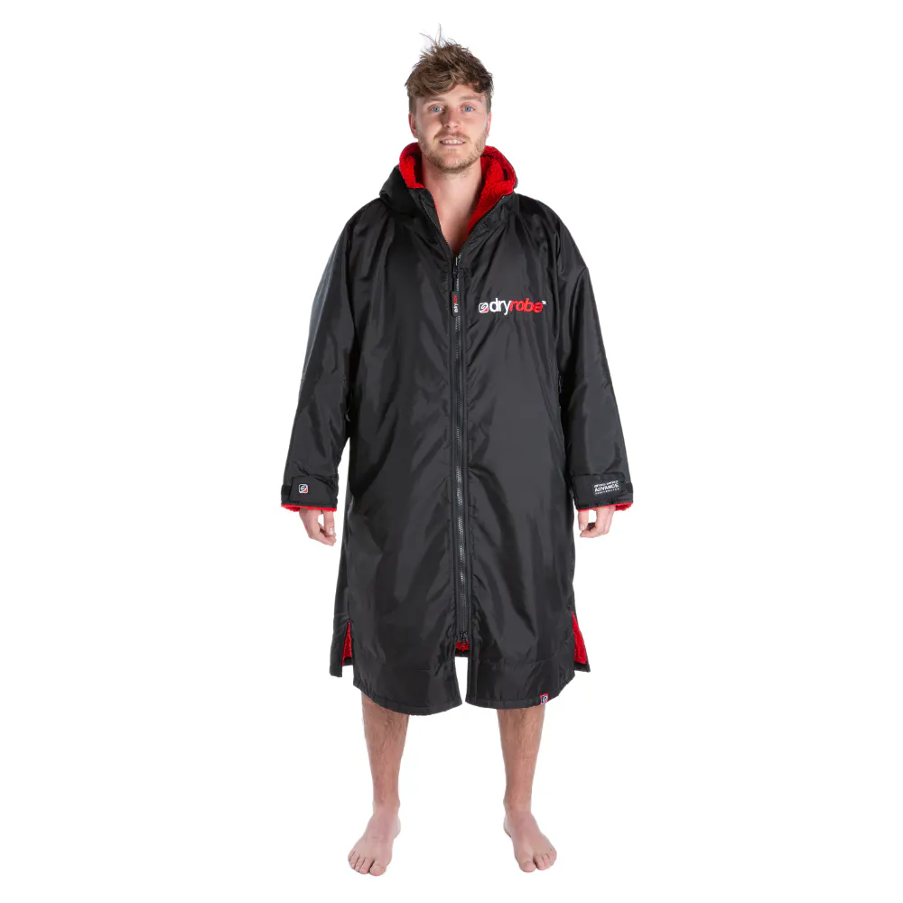 Nuclear Races Dry Robe Dryrobe Advance Long Sleeve - Black / Red