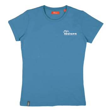 DMM Women's Climb Now Work Later T-Shirt Cyaneus