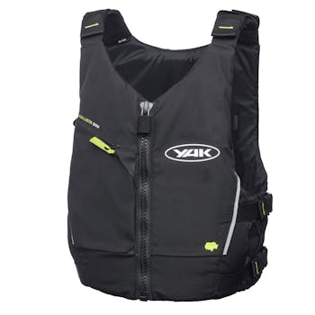 Black Yak Kallista zip buoyancy aid. Front image.