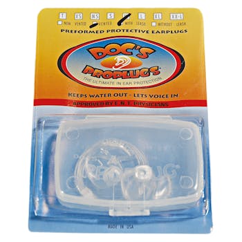 Packet of Alder Docs Pro Plugs. Front.