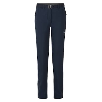 Montane Womens Terra Stretch Pants Eclipse Blue, Navy Blue, Image Shows Front of Pants