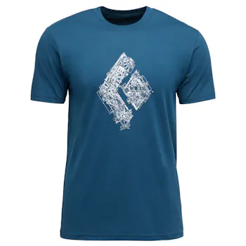 BD ENG DIAM TEE in BLUE