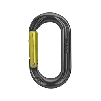 The PerfectO Snapgate carabiner in titanium.