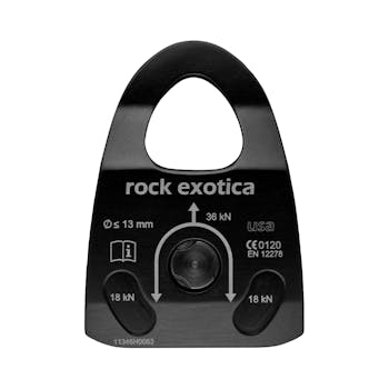 Rescue Pulley in Black