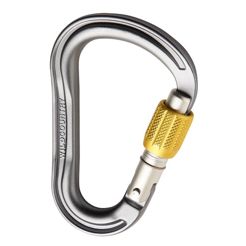 Wild Country Screw lock Closed in Silver