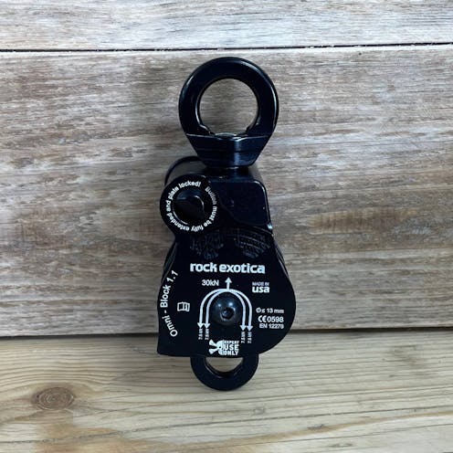 Rock Exotica Omni-Block Swivel Pulley 1.1" Double