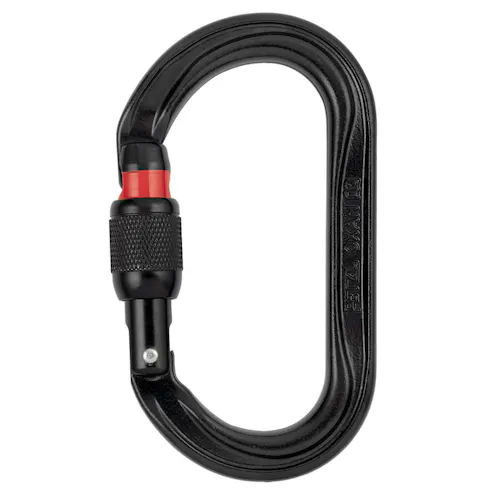 Petzl Steel Oxan Screw Lock Carabiner